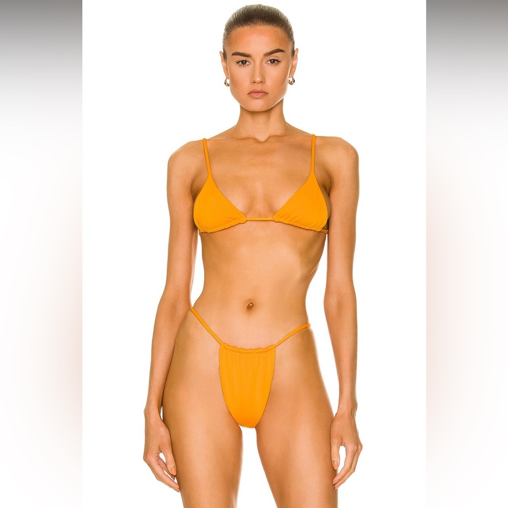 AEXAE Gathered Bikini Top